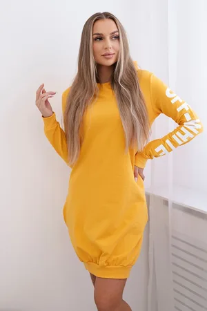 Kesi Šaty z bílé hořčice