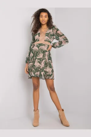 Factory Price Dress-LC-SK-22K-3035.03P-dark green