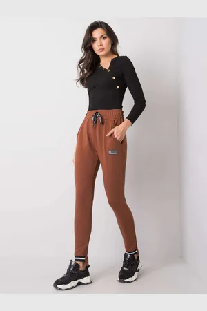 RELEVANCE Sweatpants-RV-DR-5773.18X-dark brown