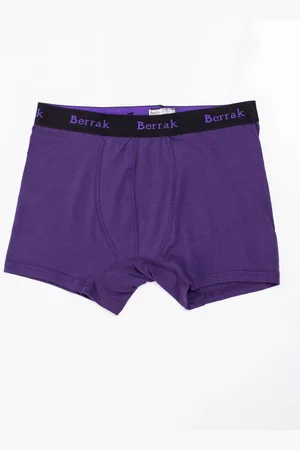 Berrak Boxer Shorts-BR-BK-4476.28P-Dark Purple