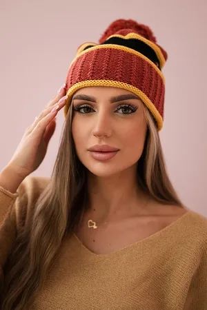 Kesi Dámská kšiltovka Kinga K297 foxy + hořčice + černá