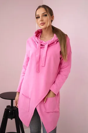 Kesi Tunika s psaníčkem vepředu Oversize světle