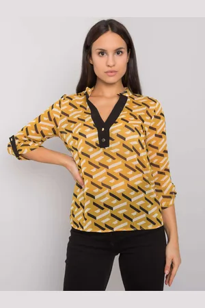 Factory Price Blouse-LC-BZ-22K-2009.30P-black-yellow