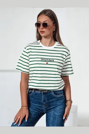 D-Street T-shirt damski TUMULS biały