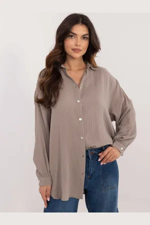 Sublevel Shirt-D70032M11066D1-dark beige