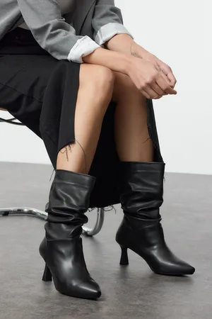 Trendyol Black Gusseted Thin Heel Women