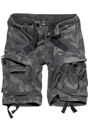 Brandit Pánské kraťasy Vintage Cargo tmavé/maskáčové