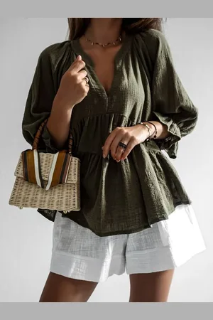 Cocomore Khaki blouse cmgBL1461.R69