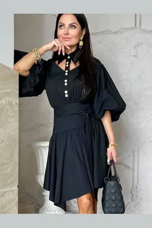 By o la la Black elegant mini dress