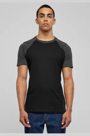 Urban classics Raglánové kontrastní tričko blk/cha