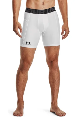 Under Armour Pánské kompresní šortky HeatGear Shorts - bílé