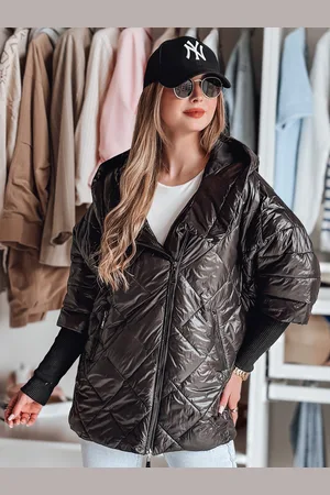 D-Street Kurtka damska przejściowa pikowana oversize PUFFILOF czarna