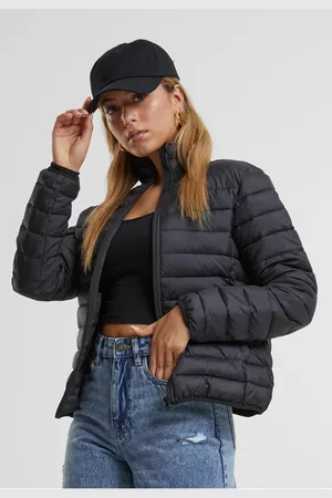 Urban classics Dámská ultra lehká péřová bunda černá