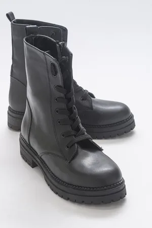 LuviShoes Singa Black Skin Women