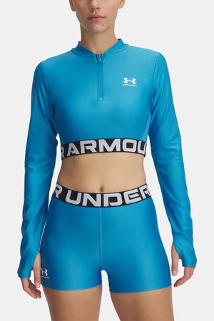 Under Armour Dámské tričko HeatGear Rib 1/4 Zip LS - Dámské
