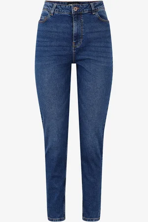 Pieces® Tmavě modré mom džíny Kesia - Dámské