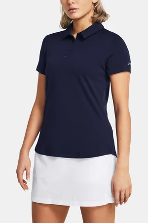 Under Armour Dámské tričko UA Playoff SS Polo-BLU - Dámské