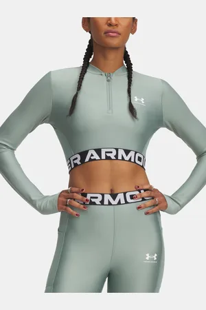 Under Armour Dámské tričko HeatGear Rib 1/4 Zip LS - Dámské