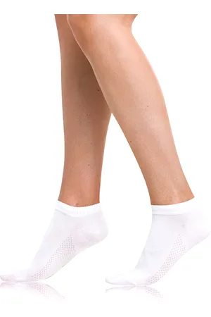 Bellinda Bílé dámské kotníkové ponožky BAMBUS AIR LADIES IN-SHOE SOCKS