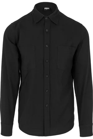 Urban classics Kostkovaná Flanelová košile blk/blk