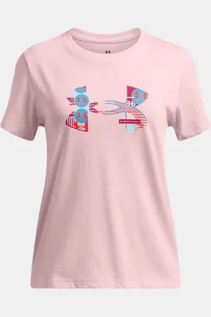 Under Armour Dívčí tričko Big Logo Fill SS