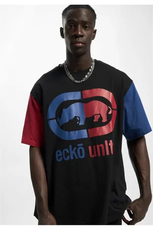 Ecko Společnost Tričko Grande černo/červeno/modré