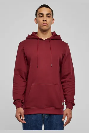Urban classics Bio Basic Hoody vínová