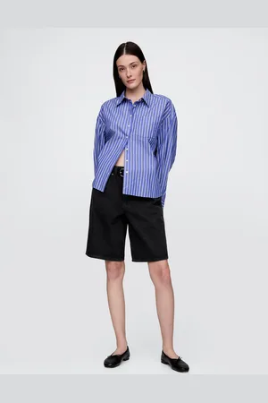 GAP Džínové kraťasy Mid Rise Longline - Dámské