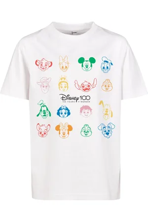Mister Tee Dětské tričko Disney 100 Faces bílé