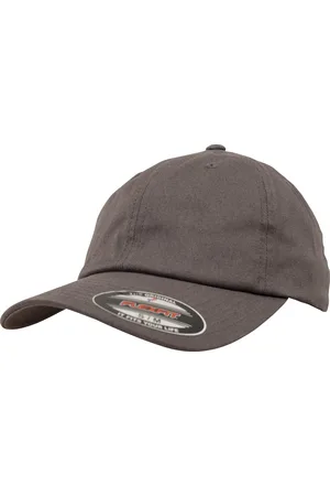 Flexfit Kšiltovka Cotton Twill Dad Cap tmavě šedá