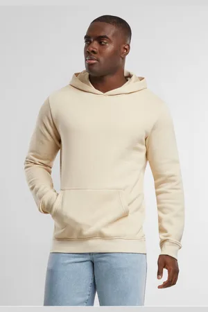 Urban classics Pánská mikina Basic Essential Hoody béžová
