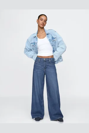 GAP Džíny Baggy Mid Rise UltraSoft - Dámské