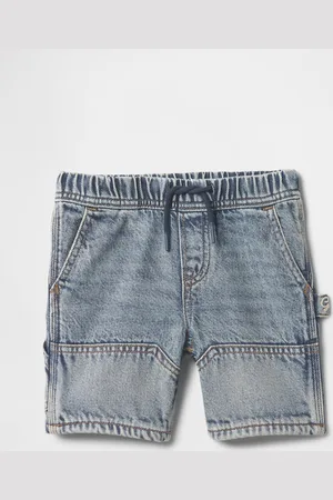GAP Baby džínové kraťasy Carpenter UltraSoft - Kluci