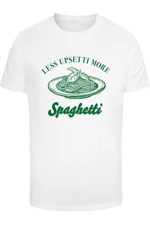Mister Tee Pánské tričko Upsetti Spaghetti bílé