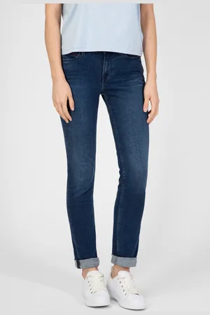 Tommy Hilfiger Tommy Jeans Jeans - MID RISE STRAIGHT TJ 1985 FRDBST dark blue