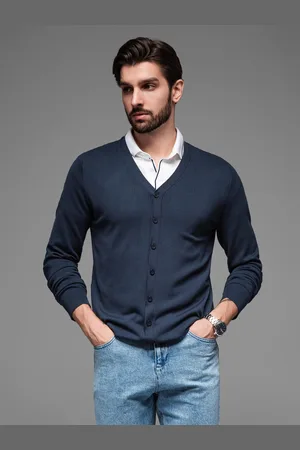 Ombre Clothing Knitted monochrome men