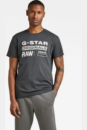 G-Star G-STAR T-shirt - Originals label r t grey