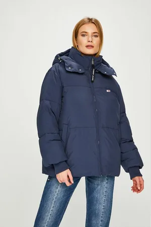 Tommy Hilfiger Tommy Jeans Jacket - TJW OVERSIZED PUFFA JACKET dark blue
