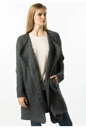 Tommy Hilfiger Sweater - DUNA COAT dark grey