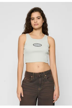 Rocawear Dámský top Cropped šedý