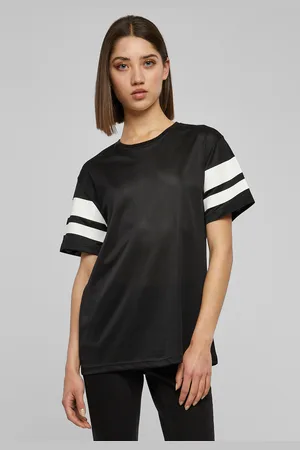 Urban classics Dámské pruhované tričko blk/wht