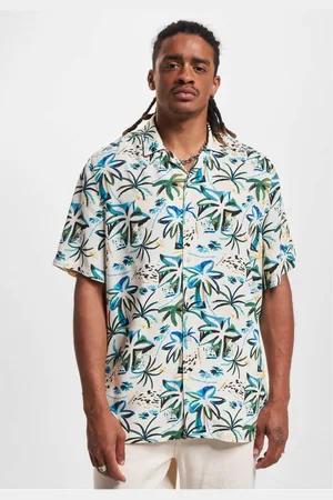 Just Rhyse Pánská košile s krátkým rukávem Shirt Waikiki - pískové barvy