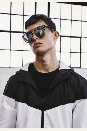 Urban classics 2-Tone Tech Windrunner blk/wht
