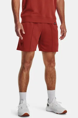 Under Armour Kraťasy Pjt Rock Terry Gym Short-RED - Pánské