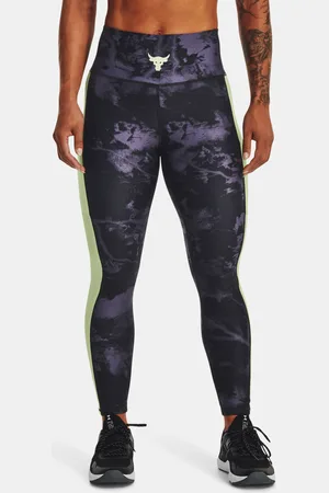 Under Armour Legíny UA Pjt Rck HG Ankle Lg Print-BLK - Dámské