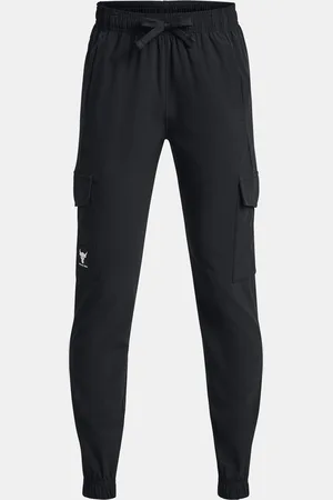 Under Armour Sportovní kalhoty Pjt Rk Pennant Wvn Cargo Pnt-BLK - Kluci