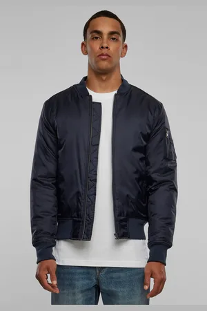 Urban classics Bunda Basic Bomber Jacket v námořnictvu