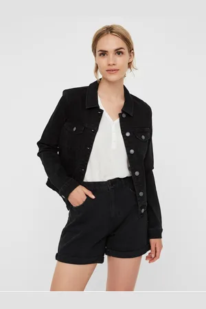 VERO MODA Dámská bunda Black Denim