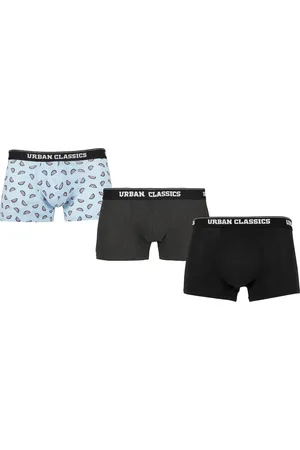 Urban classics Pánské boxerky 3-Pack meloun/šedé/černé