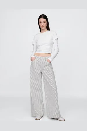 GAP Džíny Stripe Baggy - Dámské